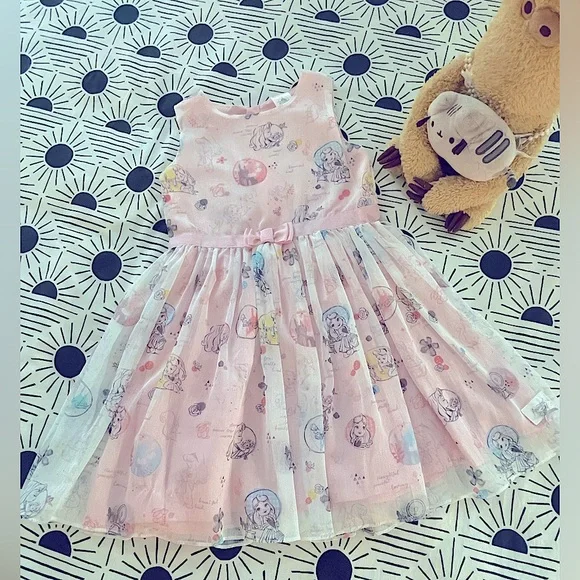 Sweet Young Alice In Wonderland Girl’s Party Dress (Sz 7-8) - Picture 2 of 9